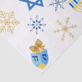 Customisable Hanukkah winter tissue Paper 薄葉紙 (詳細)