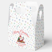 Customisable Happy Santa Claus Christmas Party  フェイバーボックス (オープン)