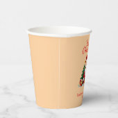 Customisable Happy Santa Claus Christmas Party 紙コップ (右)