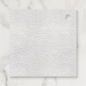 Customisable Happy Santa Claus Christmas Square フェイバータグ (裏面)