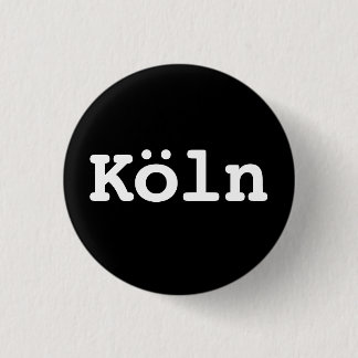 Customisable Köln Typography 缶バッジ