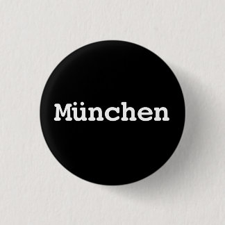 Customisable München Typography 缶バッジ