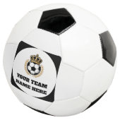 Customisable Soccer Team Football King Logo サッカーボール (3/4)