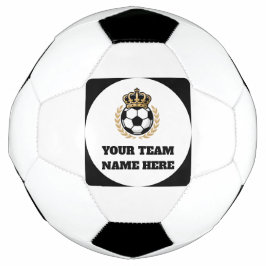 Customisable Soccer Team Football King Logo サッカーボール