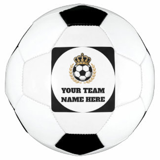 Customisable Soccer Team Football King Logo サッカーボール