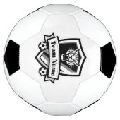 Customisable Soccer Team Jaguar Logo Soccer Ball  サッカーボール (回転)