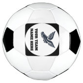 Customisable Soccer Team Winged Football Boot Logo サッカーボール (回転)