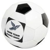 Customisable Soccer Team Winged Football Boot Logo サッカーボール (3/4)