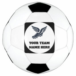 Customisable Soccer Team Winged Football Boot Logo サッカーボール