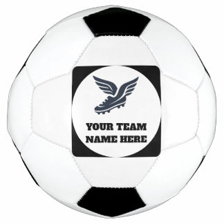 Customisable Soccer Team Winged Football Boot Logo サッカーボール
