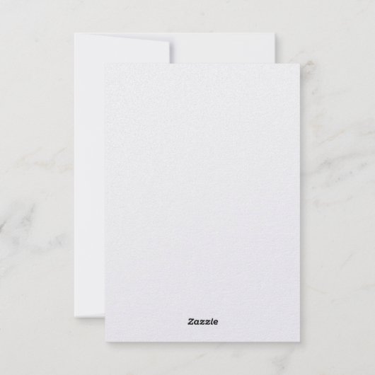 Customisable wedding invitation 招待状 (裏面)