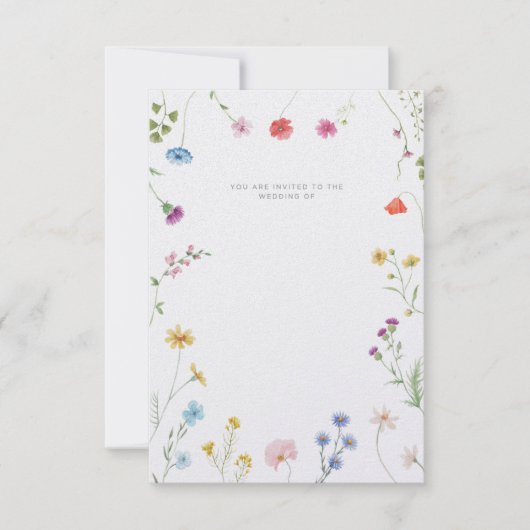 Customisable wedding invitation 招待状 (正面)