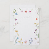 Customisable wedding invitation 招待状 (正面/裏面)