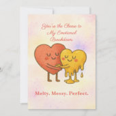 Customise Funny Anniversary Card  You’re My Cheese カード (正面)