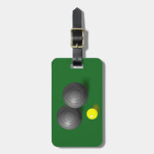 Customiseableの芝生は、短いマットボールのラベルボーリングをします ラゲッジタグ (正面縦)