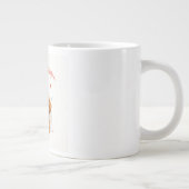 Customised Dog Name mug for your loved ones ジャンボコーヒーマグカップ (右)