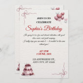 customizable  招待状 (正面/裏面)