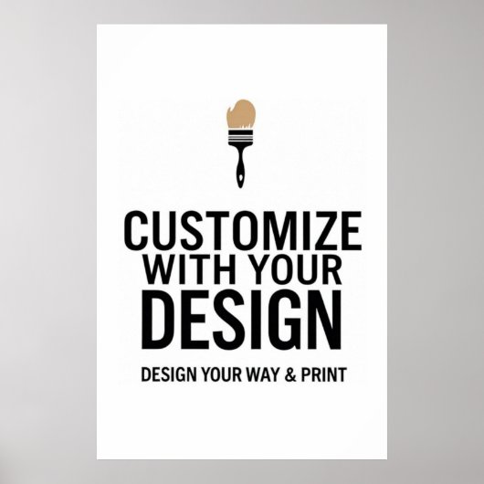 Customizable 24x36" Blank Event Display Sign ポスター (正面)