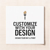 Customizable 2.5x2.5" Blank Company Small スクエア名刺