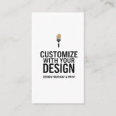 Customizable 2x3.5" Blank Company Small 名刺 (正面)