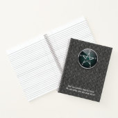 Customizable 8.5 x 11 Elemental Pentacle Notebook ノートブック (内部)