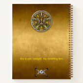 Customizable 8.5 x 11 Lughnasadh Harvest Notebook ノートブック (裏面)