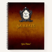 Customizable 8.5 x 11 Samhain Halloween Notebook ノートブック (正面)