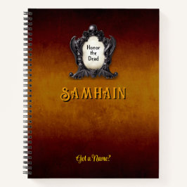 Customizable 8.5 x 11 Samhain Halloween Notebook ノートブック