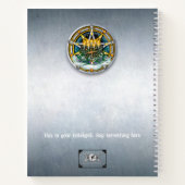 Customizable 8.5x11 Imbolc Candlemas Notebook ノートブック (裏面)