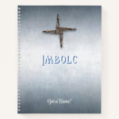 Customizable 8.5x11 Imbolc Candlemas Notebook ノートブック (正面)