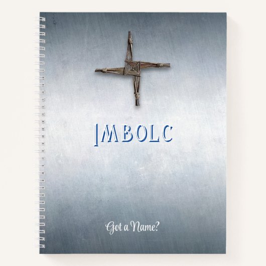 Customizable 8.5x11 Imbolc Candlemas Notebook ノートブック (正面)
