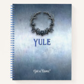 Customizable 8.5x11 Yule Winter Solstice Notebook ノートブック (正面)