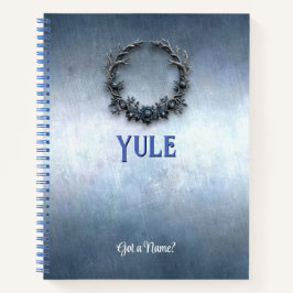Customizable 8.5x11 Yule Winter Solstice Notebook ノートブック
