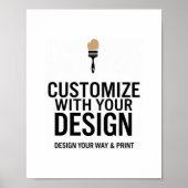 Customizable 8x10" Blank Event Display Sign ポスター (正面)