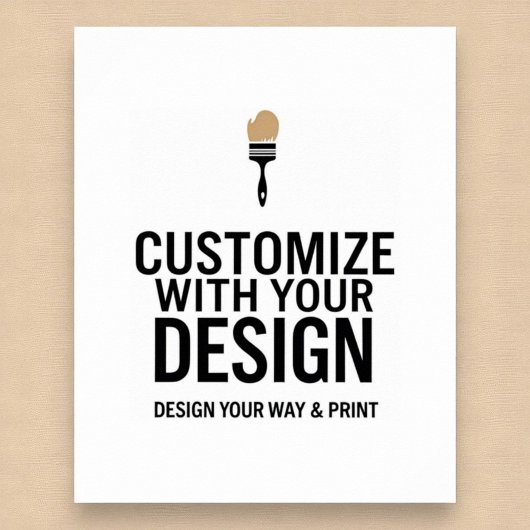 Customizable 8x10" Blank Event Display Sign  ポスター