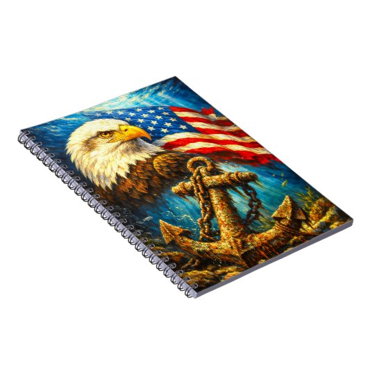 CUSTOMIZABLE AMERICAN EAGLE NOTEBOOK ノートブック (右側)