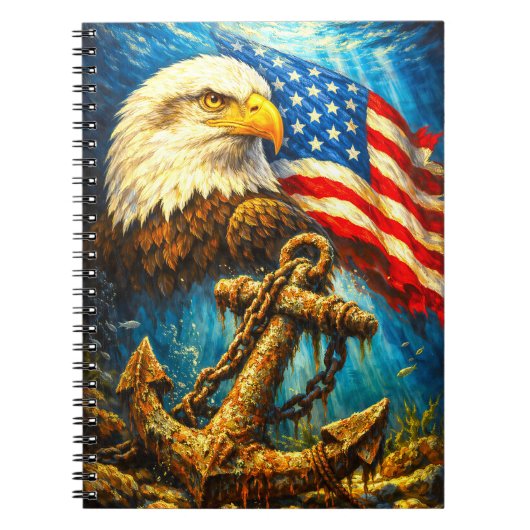 CUSTOMIZABLE AMERICAN EAGLE NOTEBOOK ノートブック (正面)