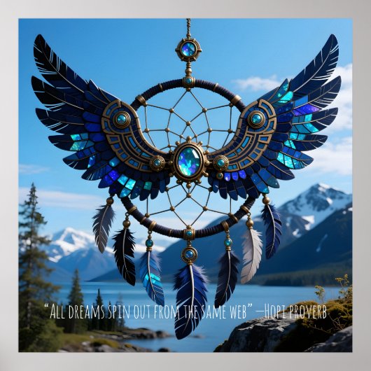 Customizable and Dowloadable Dreamcatcher Wings ポスター (正面)