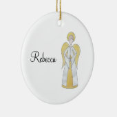 Customizable Angel セラミックオーナメント (右)