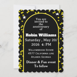 Customizable Anniversary Invitation | Editable  招待状