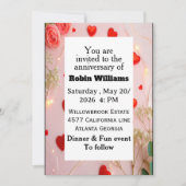 Customizable Anniversary Invitation | Editable  招待状 (正面)