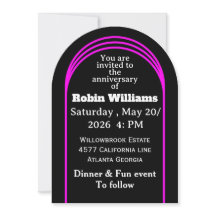 Customizable Anniversary Invitation | Editable 