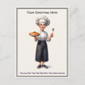 Customizable Any Occasion Cooking / Chef Postcard ポストカード (正面)