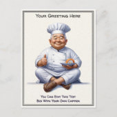 Customizable Any Occasion Cooking / Chef Postcard ポストカード (正面)