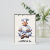 Customizable Any Occasion Cooking / Chef Postcard ポストカード (スタンド正面)