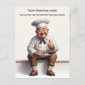 Customizable Any Occasion Cooking / Chef Postcard ポストカード (正面)