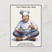 Customizable Any Occasion Cooking / Chef Postcard ポストカード (正面)