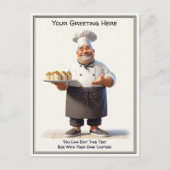 Customizable Any Occasion Cooking / Chef Postcard ポストカード (正面)