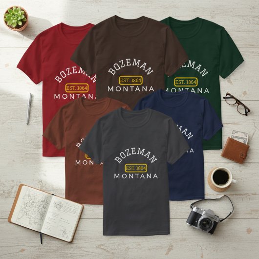 Customizable Arched City/Town/State Pride Tシャツ
