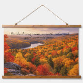Customizable Autumn Wall Tapestry Set Home Gift 吊り下げ型タペストリー (正面)